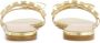 Giambattista Valli Slippers verfraaid met kristallen Goud - Thumbnail 3