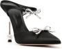 Giambattista Valli Diamond Ribbons satijnen pumps Zwart - Thumbnail 2