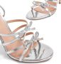 Giambattista Valli Love Bow metallic sandalen Zilver - Thumbnail 4