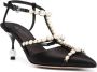 Giambattista Valli Pumps met parel detail Zwart - Thumbnail 2