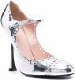 Giambattista Valli Pumps met puntige neus Zilver - Thumbnail 2