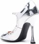 Giambattista Valli Pumps met puntige neus Zilver - Thumbnail 3