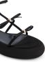 Giambattista Valli Sandalen met strik en plateauzool Zwart - Thumbnail 5