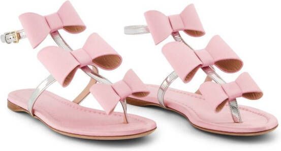 Giambattista Valli Sandalen met strikdetail Roze