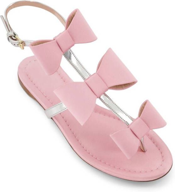 Giambattista Valli Sandalen met strikdetail Roze