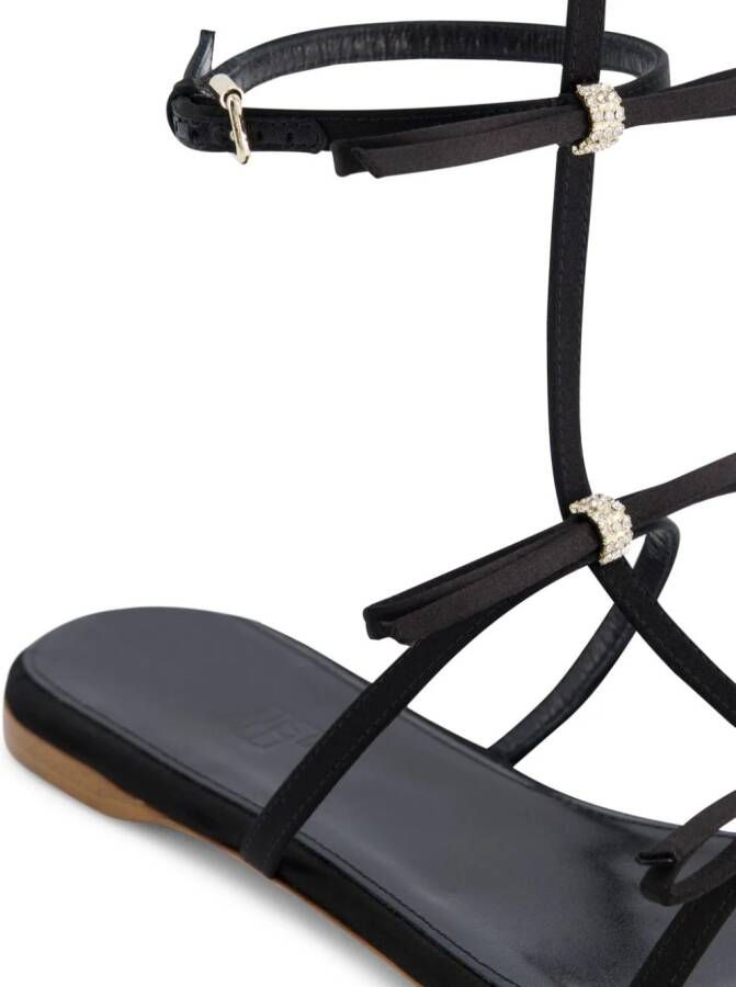 Giambattista Valli Sandalen met strikdetail Zwart