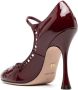 Giambattista Valli Uitgesneden pumps Rood - Thumbnail 3