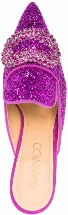 Giannico Muiltjes met glitter Roze
