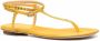 Giannico Sandalen met open neus Geel - Thumbnail 2