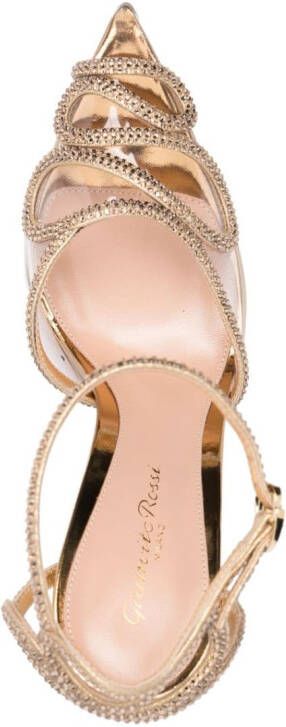 Gianvito Rossi Pumps verfraaid met kristallen Beige