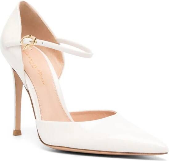 Gianvito Rossi Lakleren pumps Wit