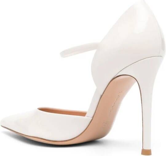 Gianvito Rossi Lakleren pumps Wit