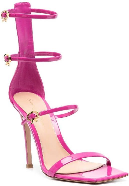 Gianvito Rossi Sandalen met gesp Roze