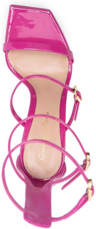 Gianvito Rossi Sandalen met gesp Roze