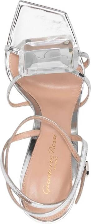 Gianvito Rossi Sandalen met gesp Zilver