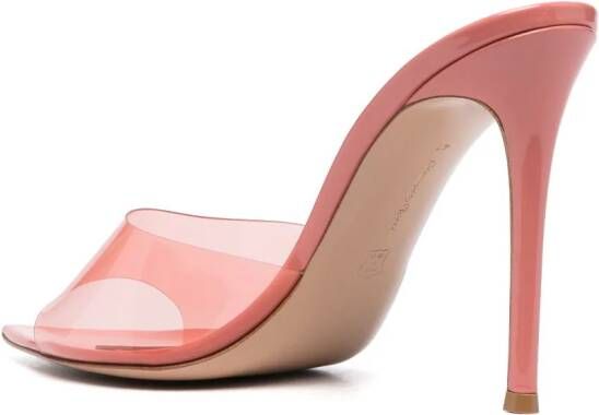 Gianvito Rossi 120mm transparent high-heel sandals Roze