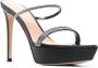 Gianvito Rossi Sandalen met plateauzool Zwart - Thumbnail 2