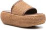 Gianvito Rossi Raffia espadrilles Bruin - Thumbnail 2