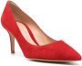 Gianvito Rossi Pumps met puntige neus Rood - Thumbnail 2