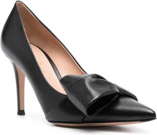 Gianvito Rossi Leren pumps Zwart