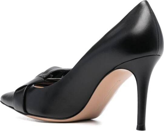 Gianvito Rossi Leren pumps Zwart