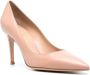 Gianvito Rossi Pumps met puntige neus Beige - Thumbnail 2