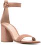 Gianvito Rossi Suède sandalen Beige - Thumbnail 2