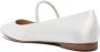 Gianvito Rossi 15 mm ballerina's met gekruiste bandjes Wit - Thumbnail 3