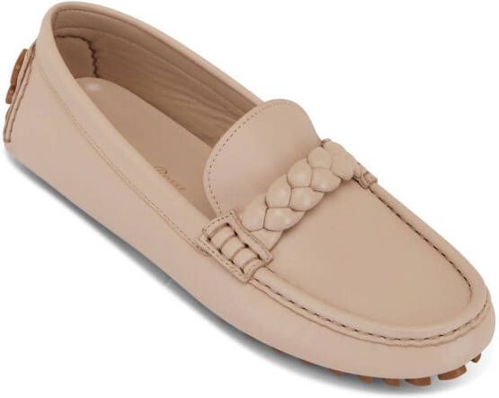 Gianvito Rossi Belem leren loafers Beige