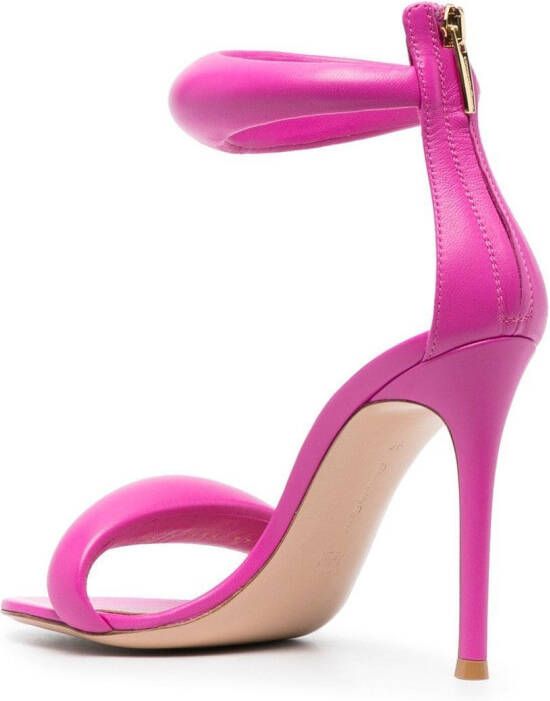 Gianvito Rossi Bijoux 105 sandalen met bubbelbandje Roze