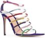 Gianvito Rossi Stiletto sandalen verfraaid met kristallen Paars - Thumbnail 2