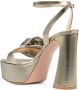 Gianvito Rossi Sandalen met strikdetail Goud - Thumbnail 3