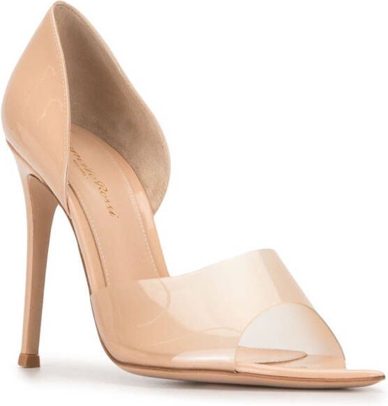 Gianvito Rossi Bree pumps met bandje Beige