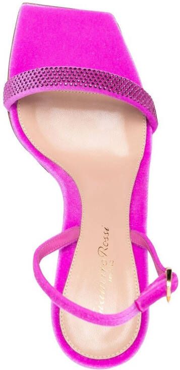 Gianvito Rossi Britney sandalen verfraaid met stras Roze