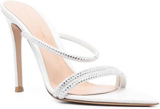 Gianvito Rossi Cannes muiltjes Wit