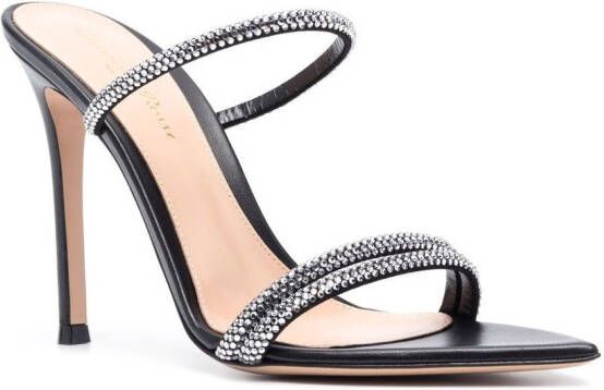 Gianvito Rossi Cannes muiltjes Zwart