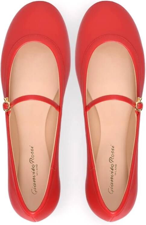 Gianvito Rossi Carla ballerina's Rood