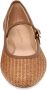 Gianvito Rossi Carla raffia ballerina's Bruin - Thumbnail 3