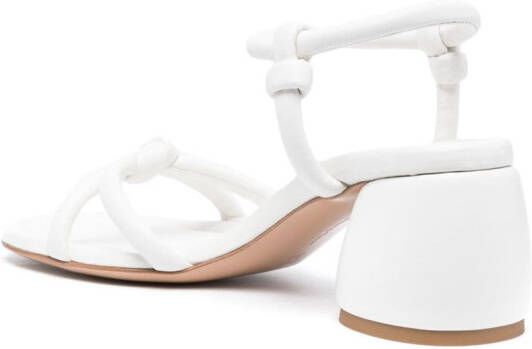 Gianvito Rossi Cassis leren sandalen Wit