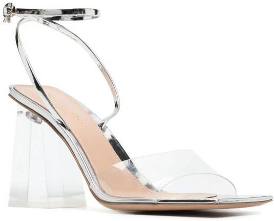 Gianvito Rossi Cosmic sandalen met blokhak Beige