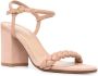 Gianvito Rossi Cruz gevlochten sandalen Roze - Thumbnail 2