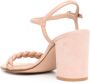 Gianvito Rossi Cruz gevlochten sandalen Roze - Thumbnail 3