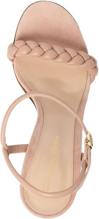 Gianvito Rossi Cruz gevlochten sandalen Roze