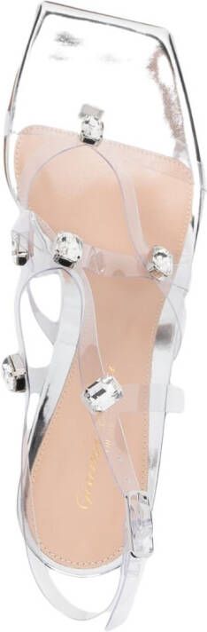 Gianvito Rossi Crystal Fever sandalen Zilver