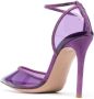Gianvito Rossi Crystal Flower 110 pumps Paars - Thumbnail 3