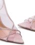 Gianvito Rossi Crystelle slingback sandalen Roze - Thumbnail 2