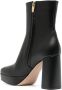 Gianvito Rossi 100 mm Daisen enkellaarzen Zwart - Thumbnail 3