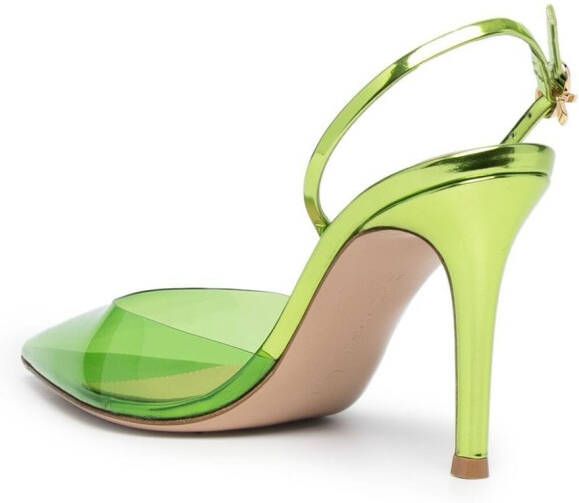 Gianvito Rossi Doorzichtige pumps Groen