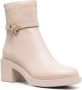 Gianvito Rossi Dumont leren laarzen Beige - Thumbnail 2