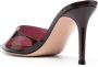 Gianvito Rossi Elle leren muiltjes Rood - Thumbnail 3